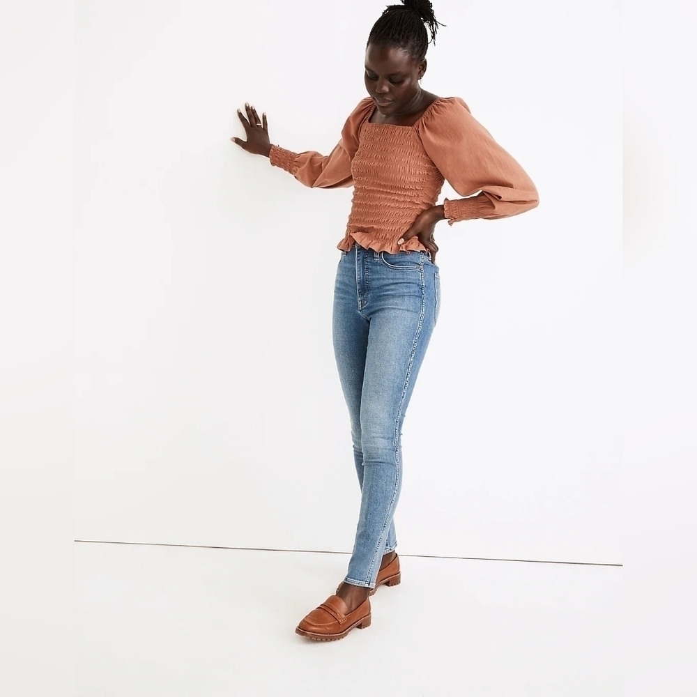 🌻Madewell Curvy Roadtripper Skinny Jeans in Vinton Wash, Size 25